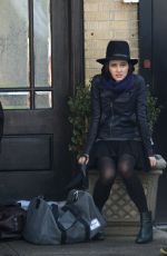 JULIA GOLDANI on the Set of The Affair in New York 08/27/2015