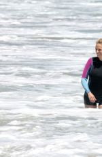 JULIA ROBERTS at a Beach in Malibu 08/18/2015