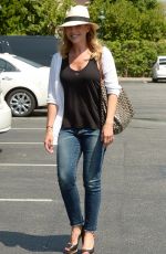 JULIE BENZ Arrives at Bristol Farms in Beverly Hills 08/20/2015