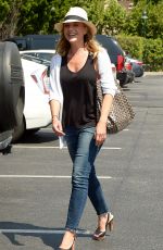 JULIE BENZ Arrives at Bristol Farms in Beverly Hills 08/20/2015