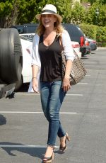 JULIE BENZ Arrives at Bristol Farms in Beverly Hills 08/20/2015