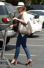 JULIE BENZ Arrives at Bristol Farms in Beverly Hills 08/20/2015