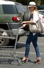 JULIE BENZ Arrives at Bristol Farms in Beverly Hills 08/20/2015