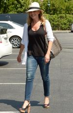 JULIE BENZ Arrives at Bristol Farms in Beverly Hills 08/20/2015