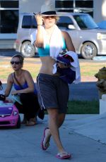 KALEY CUOCO Leaves a Yoga Class in Studio City 08/10/2015
