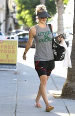 KALEY CUOCO Leaves Yoga Class in Sherman Oaks 08/14/2015