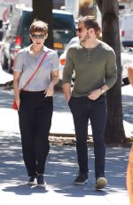 KATE MARA and Jamie Bell Out and About in New York 08/05/2015