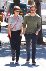 KATE MARA and Jamie Bell Out and About in New York 08/05/2015