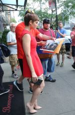 KATE MARA Heading to Apple Store in New York 08/03/2015