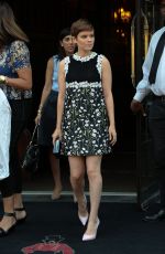 KATE MARA Leaves Her Hotel in New York 08/04/2015
