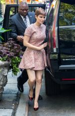 KATE MARA Out and About in New York 08/04/2015
