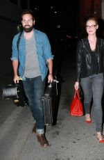 KATHERINE HEIGL Arrives at Hotel Cafe in Los Angeles 08/24/2015