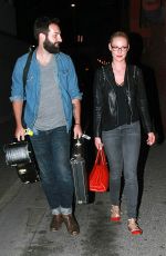 KATHERINE HEIGL Arrives at Hotel Cafe in Los Angeles 08/24/2015