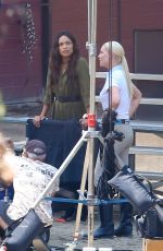 KATHERINE HEIGL on the Set of Unforgettable in Los Angeles 08/20/2015