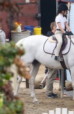 KATHERINE HEIGL on the Set of Unforgettable in Los Angeles 08/20/2015