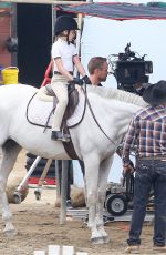 KATHERINE HEIGL on the Set of Unforgettable in Los Angeles 08/20/2015