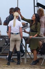 KATHERINE HEIGL on the Set of Unforgettable in Los Angeles 08/20/2015