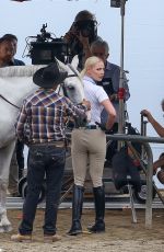 KATHERINE HEIGL on the Set of Unforgettable in Los Angeles 08/20/2015