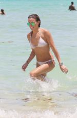 KATIE CASSIDY in Bikini on the beach in Miami 08/08/2015