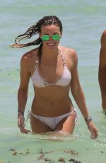 KATIE CASSIDY in Bikini on the beach in Miami 08/08/2015