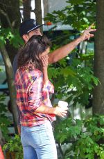 KATIE HOLMES in Jeans on the sSet of All We Had in New York 08/27/2015