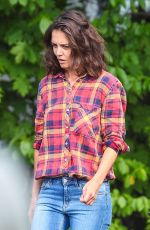 KATIE HOLMES in Jeans on the sSet of All We Had in New York 08/27/2015