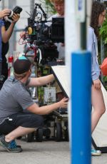 KATIE HOLMES on the Set of All We Had in New York 08/11/2015