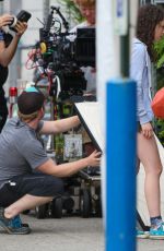 KATIE HOLMES on the Set of All We Had in New York 08/11/2015