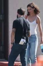 KATIE HOLMES on the Set of All We Had in New York 08/12/2015