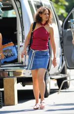 KATIE HOLMES on the Set of All We Had in New York 08/25/2015