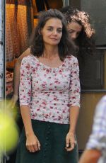 KATIE HOLMES on the Set of All We Had in New York 08/25/2015