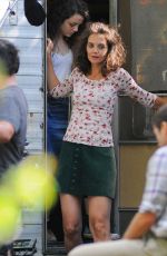 KATIE HOLMES on the Set of All We Had in New York 08/25/2015