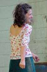 KATIE HOLMES on the Set of All We Had in New York 08/25/2015