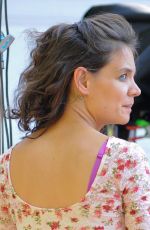 KATIE HOLMES on the Set of All We Had in New York 08/25/2015