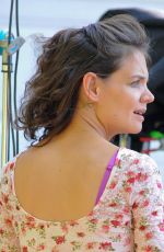 KATIE HOLMES on the Set of All We Had in New York 08/25/2015
