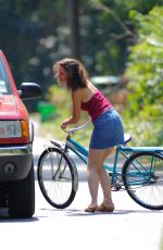 KATIE HOLMES on the Set of All We Had in New York 08/25/2015