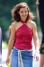 KATIE HOLMES on the Set of All We Had in New York 08/25/2015