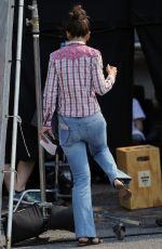 KATIE HOLMES on the Set of All We Had in New York 08/26/2015
