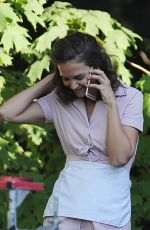 KATIE HOLMES on the Set of All We Had in New York 08/26/2015