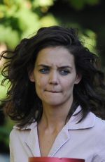 KATIE HOLMES on the Set of All We Had in New York 08/26/2015
