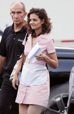 KATIE HOLMES on the Set of All We Had in New York 08/26/2015