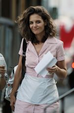 KATIE HOLMES on the Set of All We Had in New York 08/26/2015