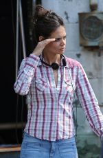 KATIE HOLMES on the Set of All We Had in New York 08/26/2015