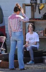 KATIE HOLMES on the Set of All We Had in New York 08/26/2015
