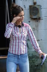 KATIE HOLMES on the Set of All We Had in New York 08/26/2015