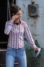 KATIE HOLMES on the Set of All We Had in New York 08/26/2015
