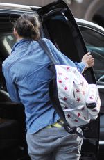 KATIE HOLMES Out and About in Manhattan 08/04/2015