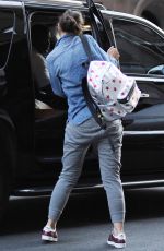 KATIE HOLMES Out and About in Manhattan 08/04/2015