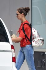 KATIE HOLMES Out and About in New York 08/24/2015