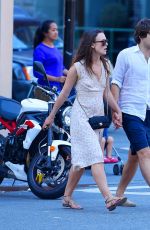 KEIRA KNIGHTLEY Out and About in New York 08/27/2015